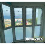 Тёплое остекление витражной лоджии (второй контур ПВХ Kömmerling) — Минск