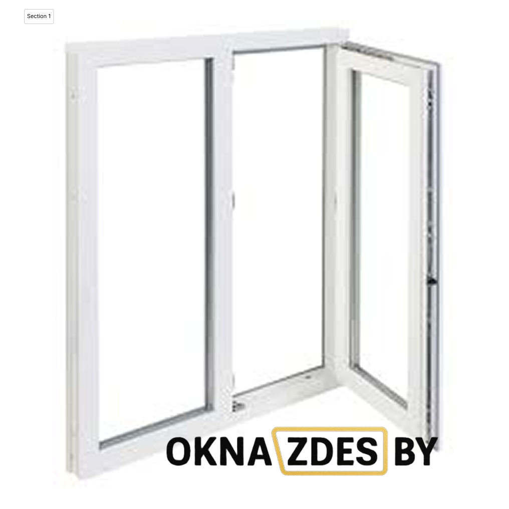 Глухая+Поворотно-откидная