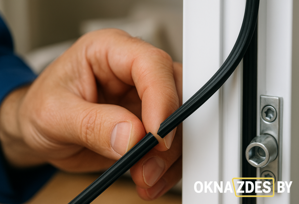 «Проверка прижима створки после замены уплотнителя»