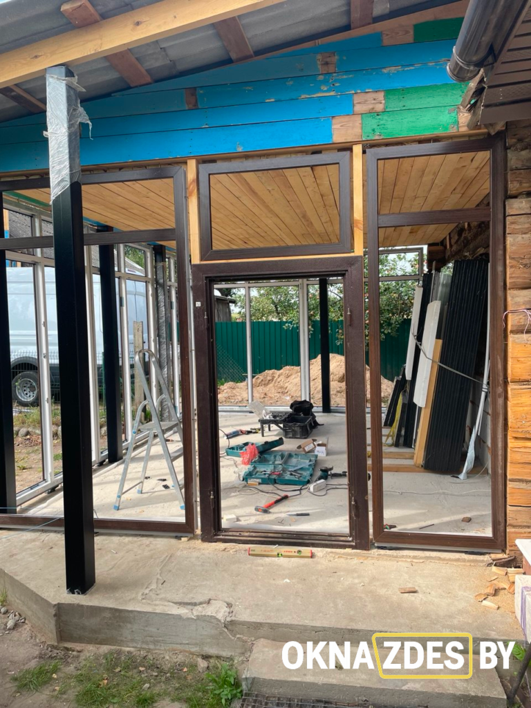 Проём под входную дверь, Salamander 76