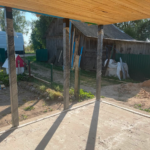 Монтаж остекления веранды, подготовка проёма