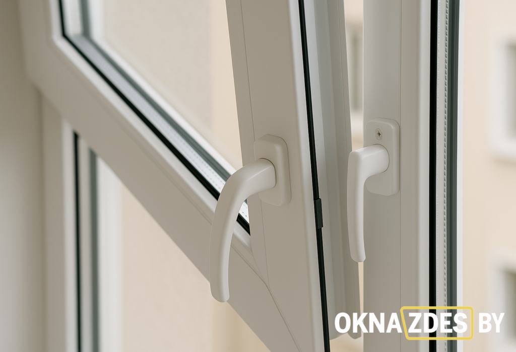 «Микропроветривание с установленным детским замком»