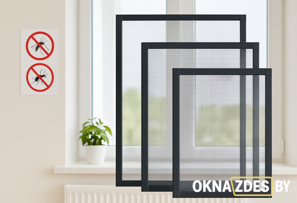 Москитная сетка на окно ПВХ