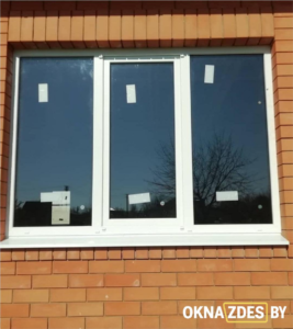 Окно ПВХ Kömmerling 76 мм со стеклопакетом 50 мм