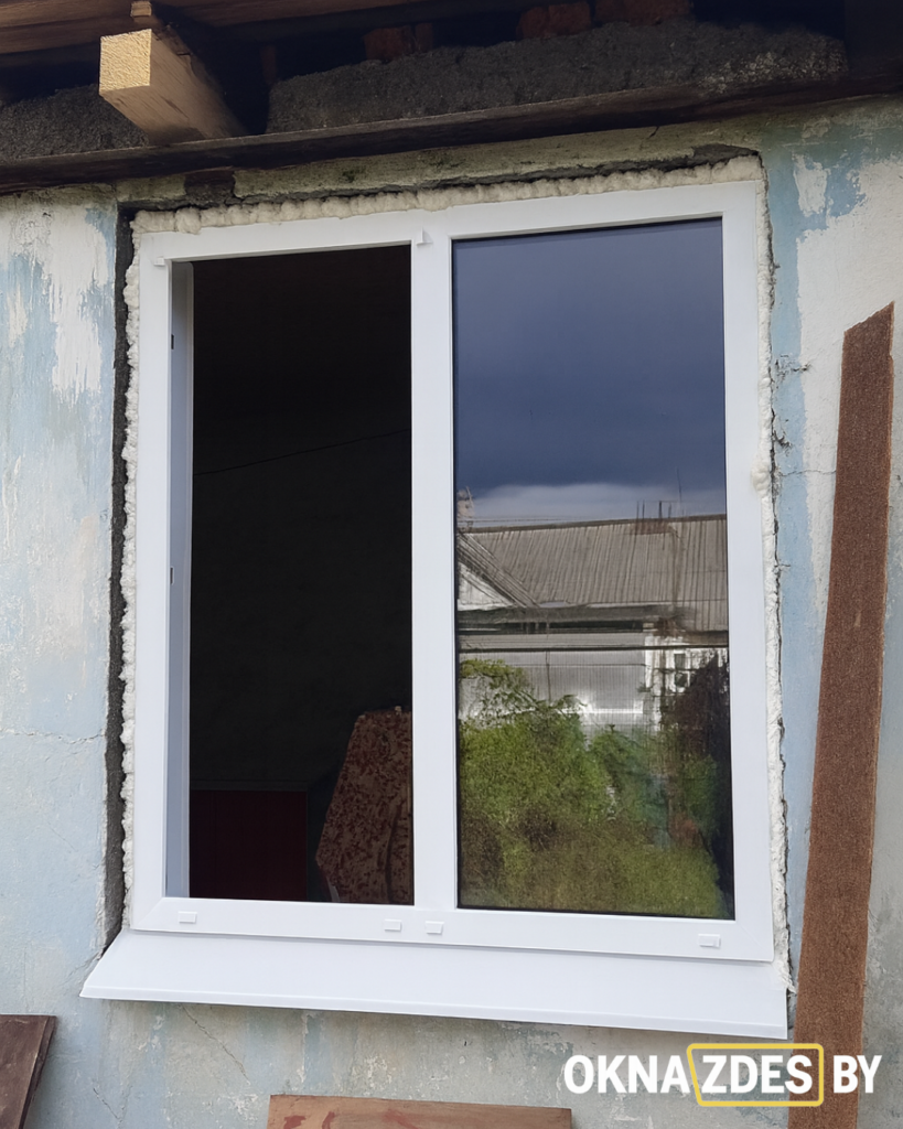 Окно Brusbox с фурнитурой Roto — качественный монтаж в Минске