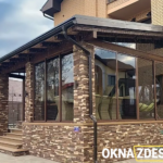 Остекление террасы Provedal C640 — холодный алюминий